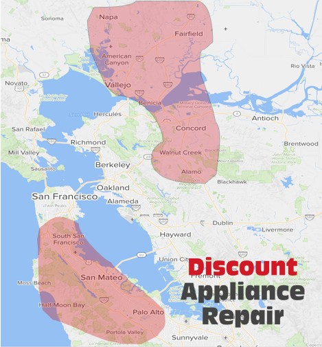 Discount Appliance Repair Service Area